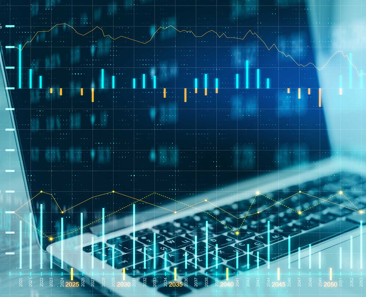 Audio order flow on a computer screen